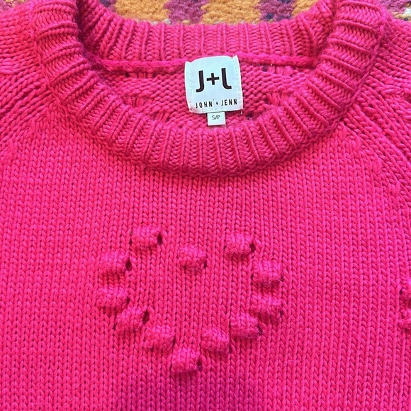 John & Jenn Pink Heart Sweater - Picture 2 of 7